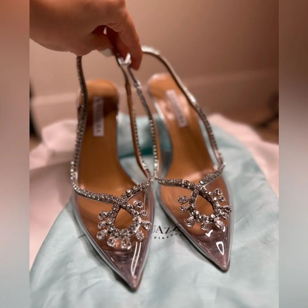 Aquazzura Seduction Crystal Pump 105 - Picture 4 of 6